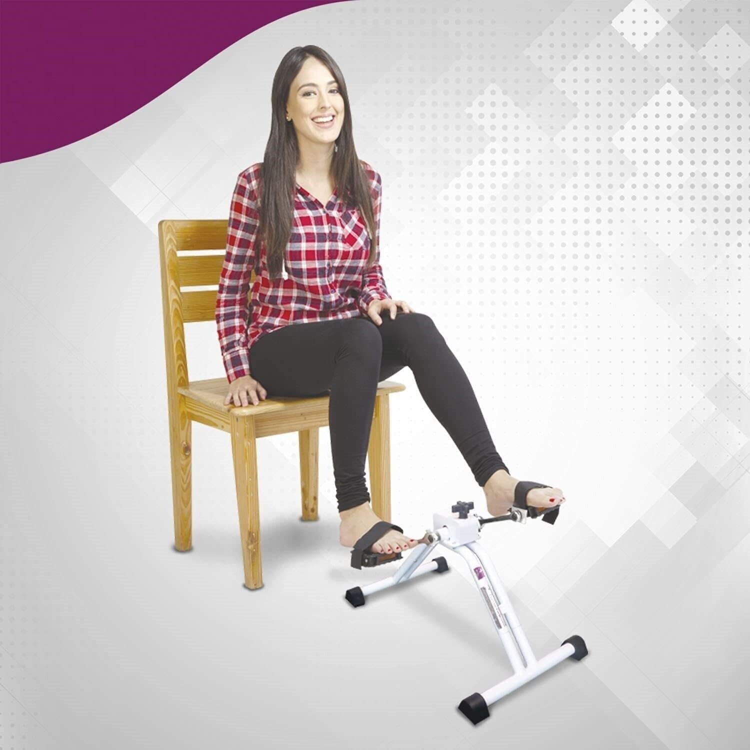 Mini Pedal Exercise Cycle | Fitness Bike Hands & Foot Workout at home Paralysis - Image 2