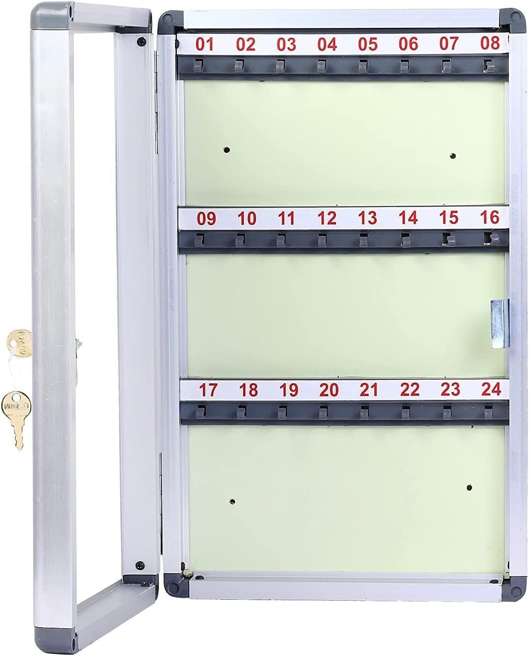 Key Holder for Wall Stylish, 24 Key Slots Key Stand for Wall, Office & Shops - Image 4