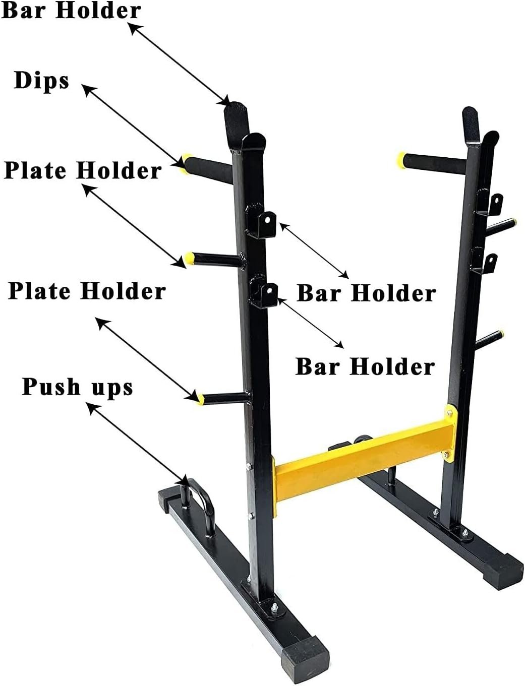 4 in 1 Dip Stand, bar Holder, Plate Holder and Push up Stand for Home Gym - Image 4