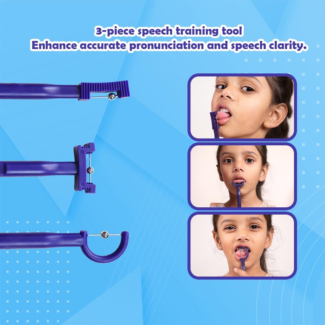 Speech Therapy Tongue Training Kit 3 Piece Oral Exercise Set - Image 5