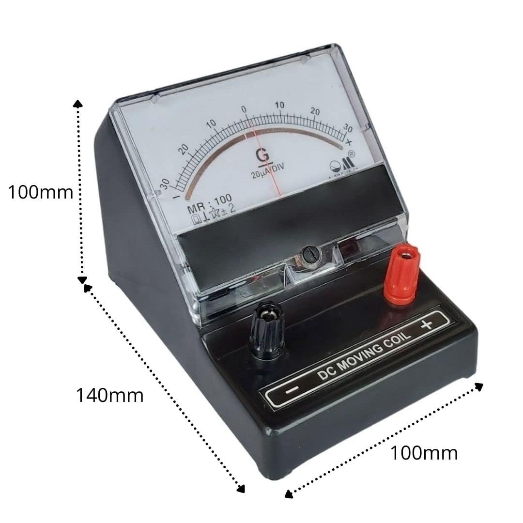Moving Coil Galvanometer 30-0-30 Desk Stand Black - Image 5