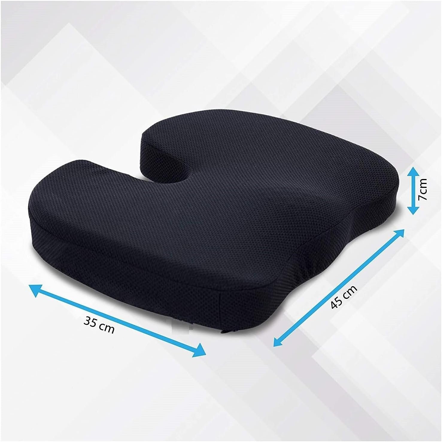 High Density Memory Foam Coccyx Cushion for Tailbone Pain, Sciatica, Lower Back - Image 5