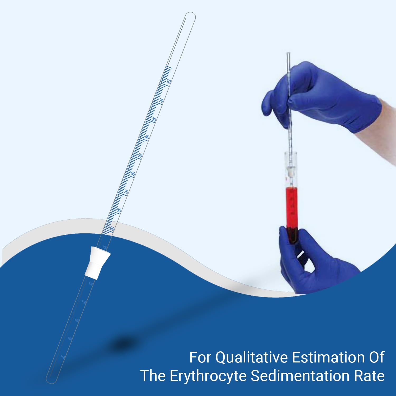 Disposable ESR Pipettes Pack of 10 for Lab Testing - Image 2