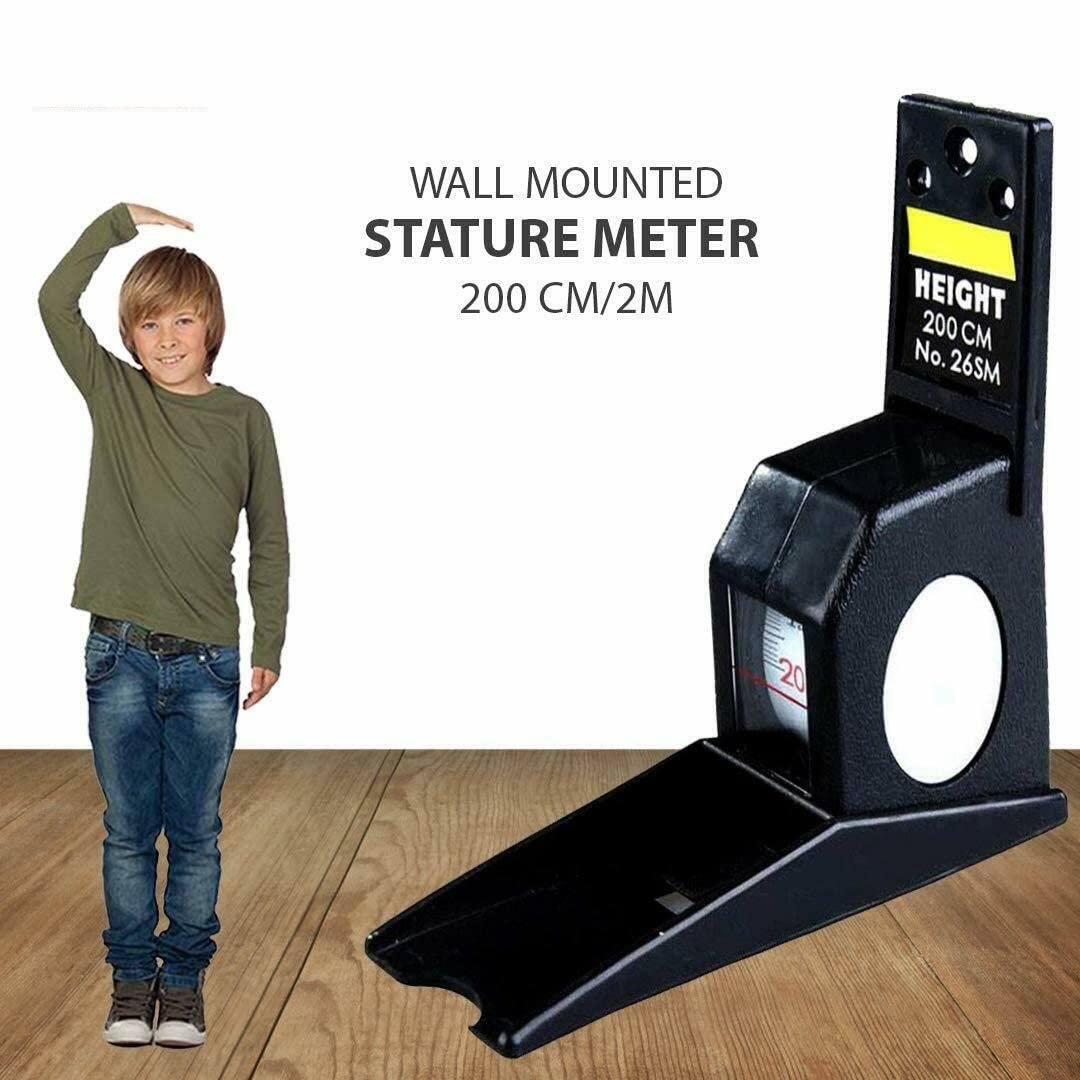 2m/200CM Roll Ruler Wall Mounted Growth Stature Meter Height Tall Measure - Image 4