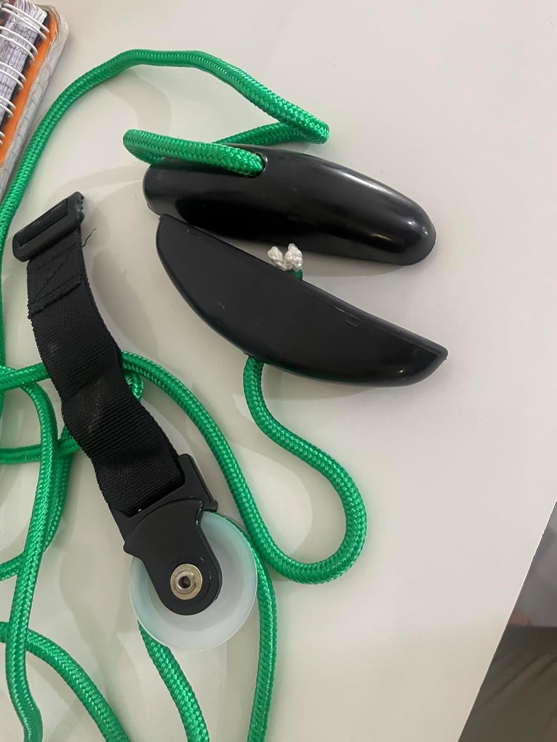 Pulley with Rope and Door Strap, Easy to Use Exercise Equipment for Frozen Shoulder and Hand/Arm Exercise Material Nylon Plastic Colour Green and Black - Image 7