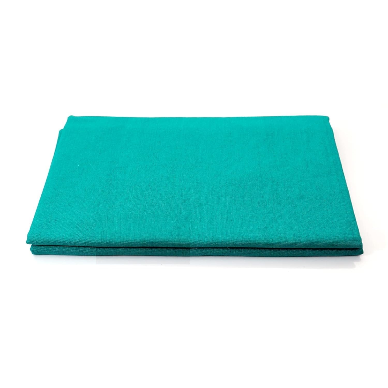 Reusable Cotton Plain Drape Sheet Green 36x72 Inch - Image 2