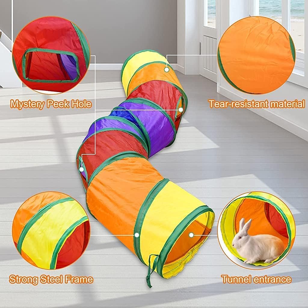 Cat Tunnel Toy for Indoor & Outdoor Play(2 Way) - Image 2