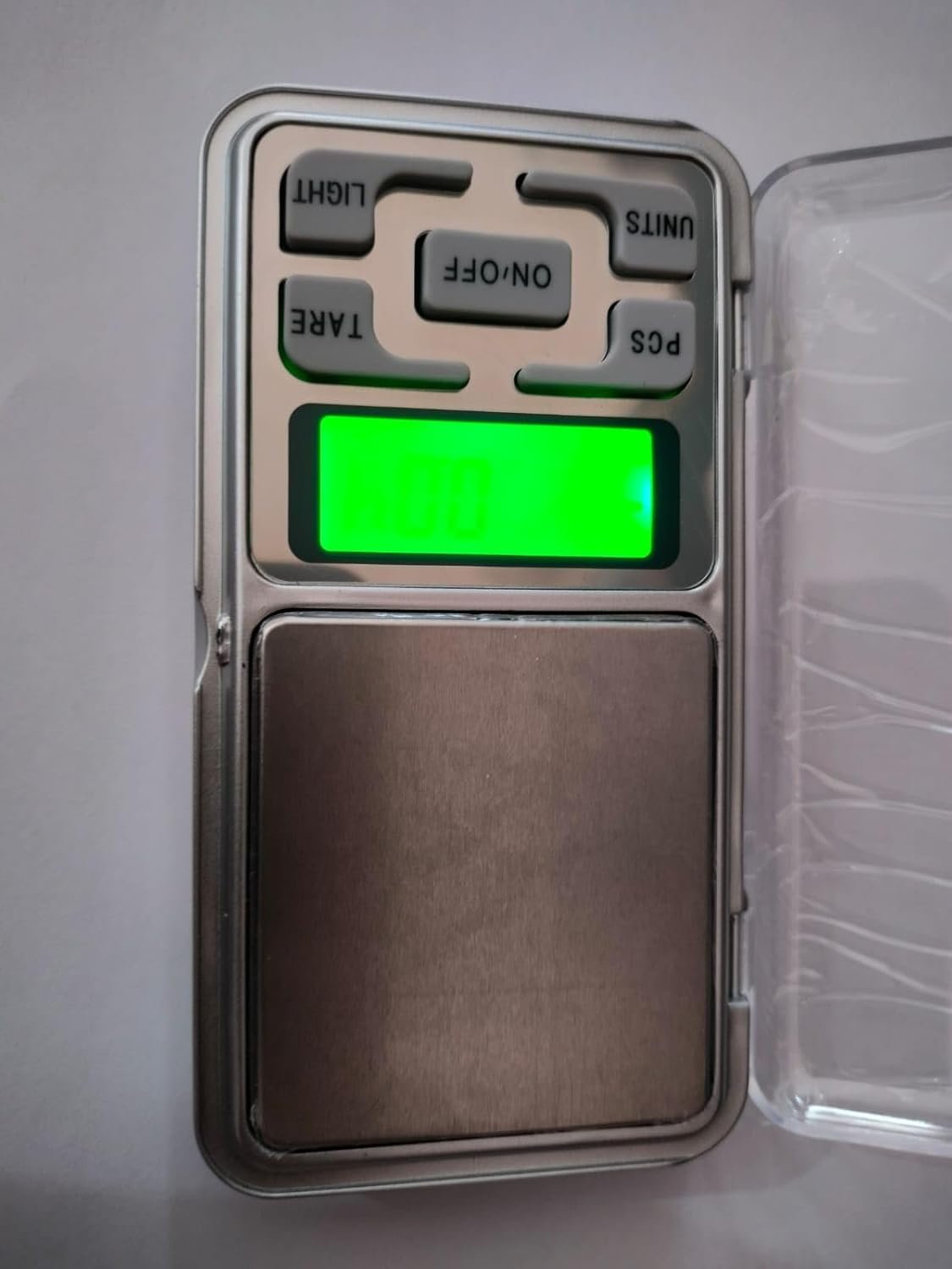 Pharamaceuticals Mini Pocket Weighing Scale Digital Pocket LED Weighing Scale with Auto Calibration, Tare Function, 0.01g- 200g Capacity (Silver) - 2 - Image 6