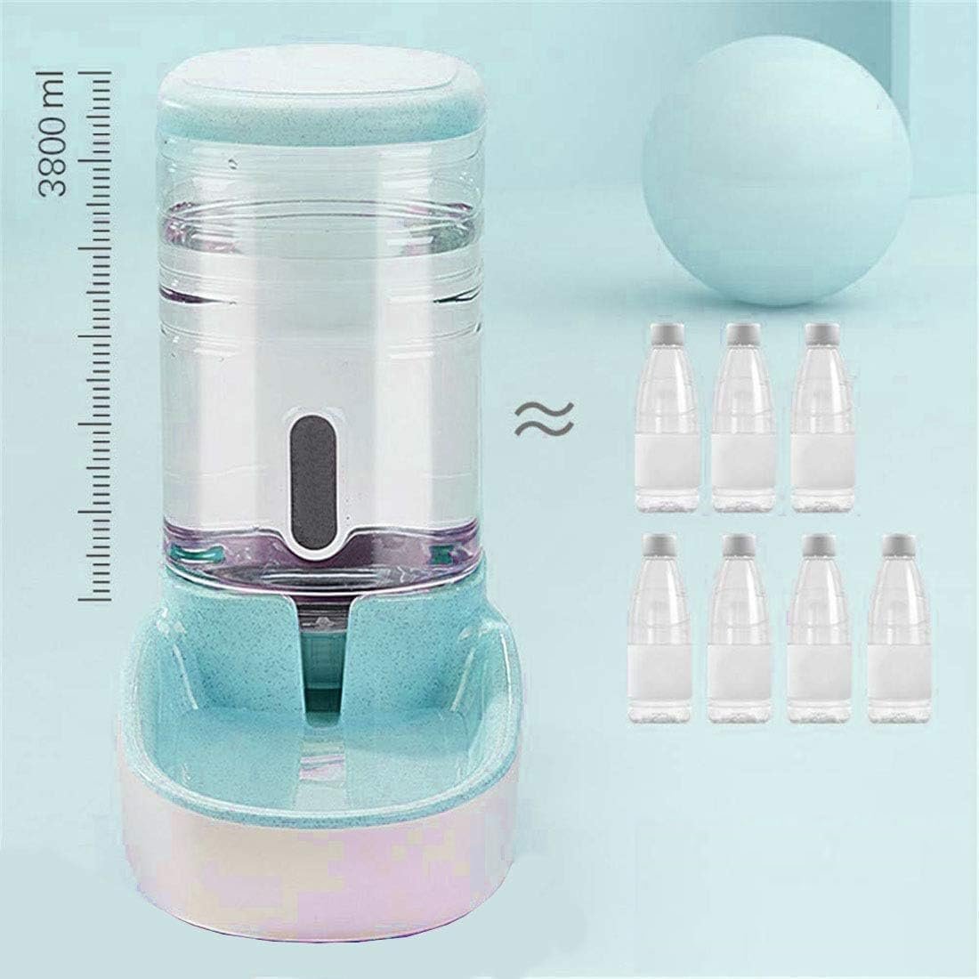Pet Water Feeder, Pet Automatic Waterer, Plastic Water Dispenser For Dog & Cat, 3.8 Liters - Image 5