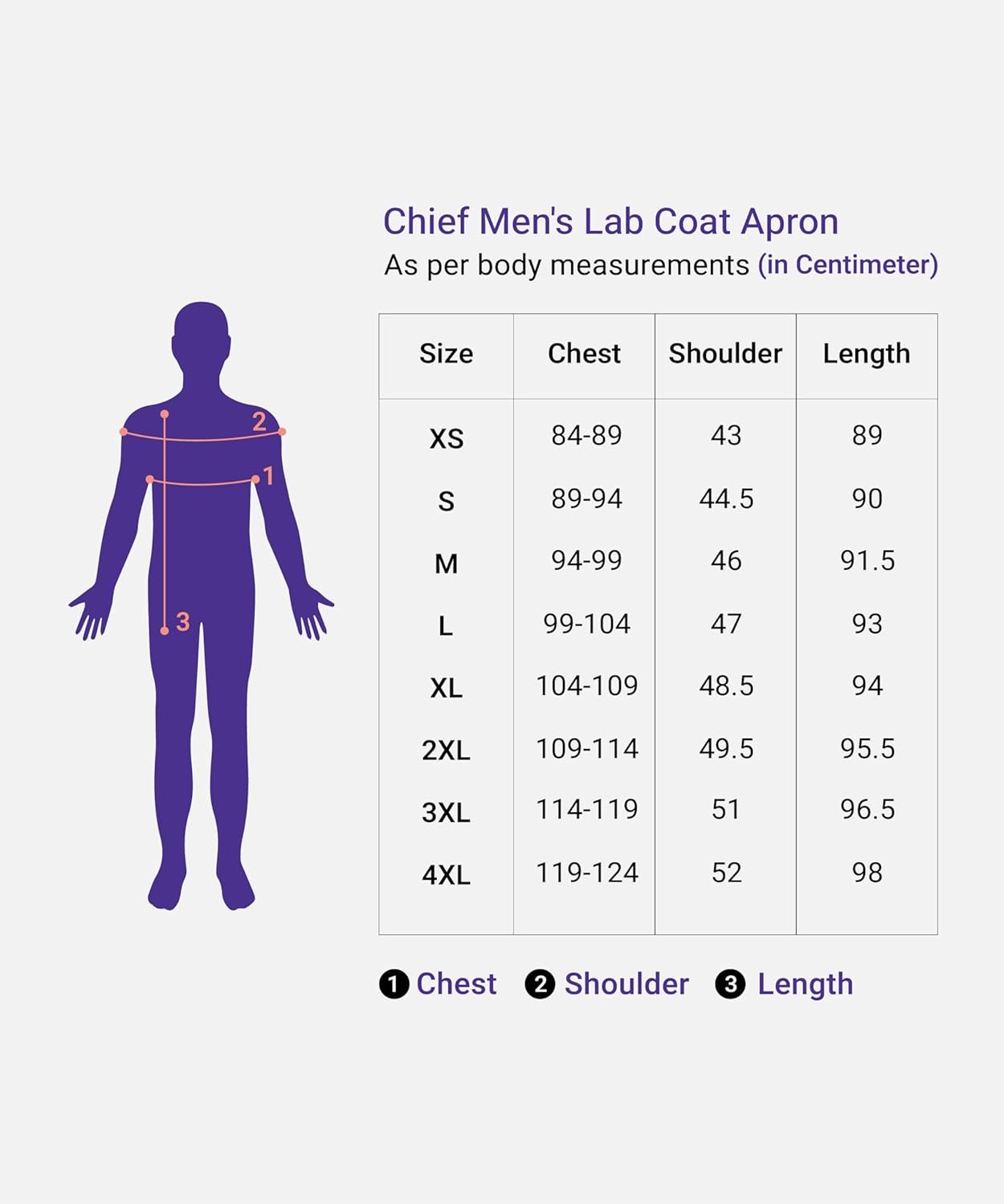 Medical Lab Coat for Men | Long Sleeve Poly Viscose Uniform - Image 5