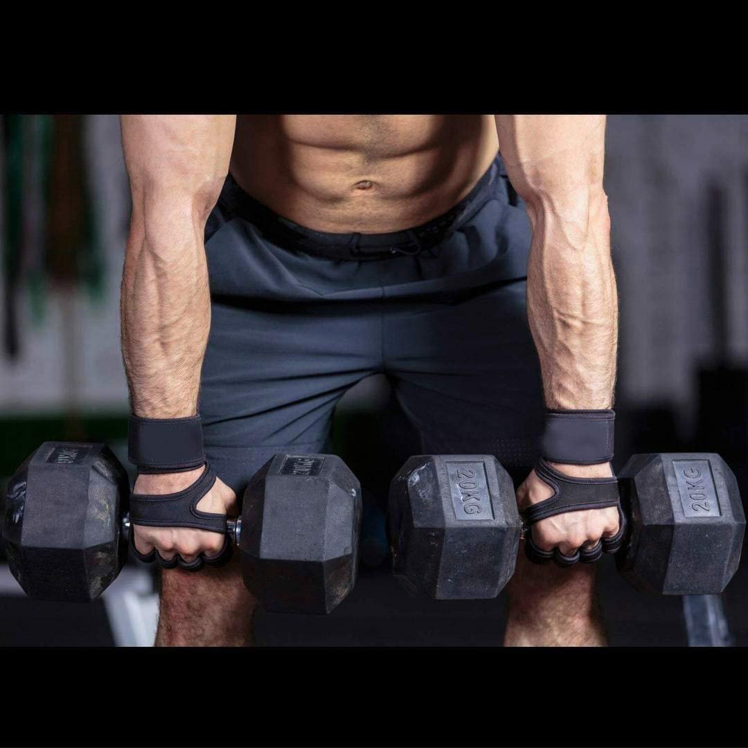 Workout Gloves with Wrist Support Gym Grip Anti Slip - Image 3