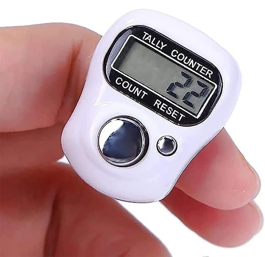 Digital Electronic Mini Finger Ring Head Hand Tally Japa Counter, for Various Counting Purpose Pack of 3 (Assorted Colour)" - Image 5
