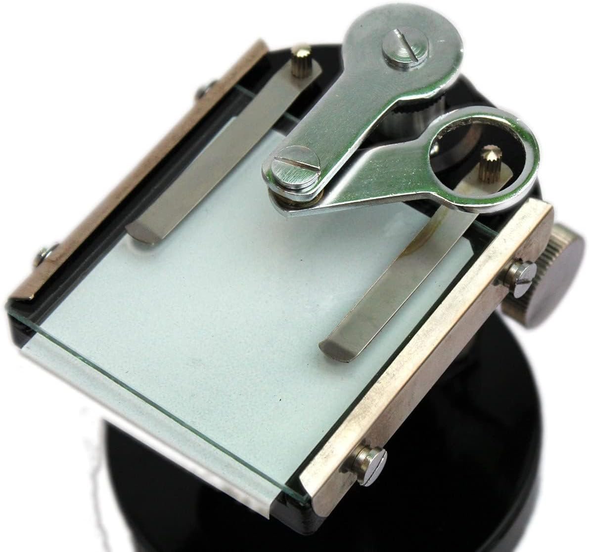 Brass Simple Dissecting Microscope with Two eyepieces and revolving arm for Good Magnification for School collge Laboratory and Hospitals - Image 4