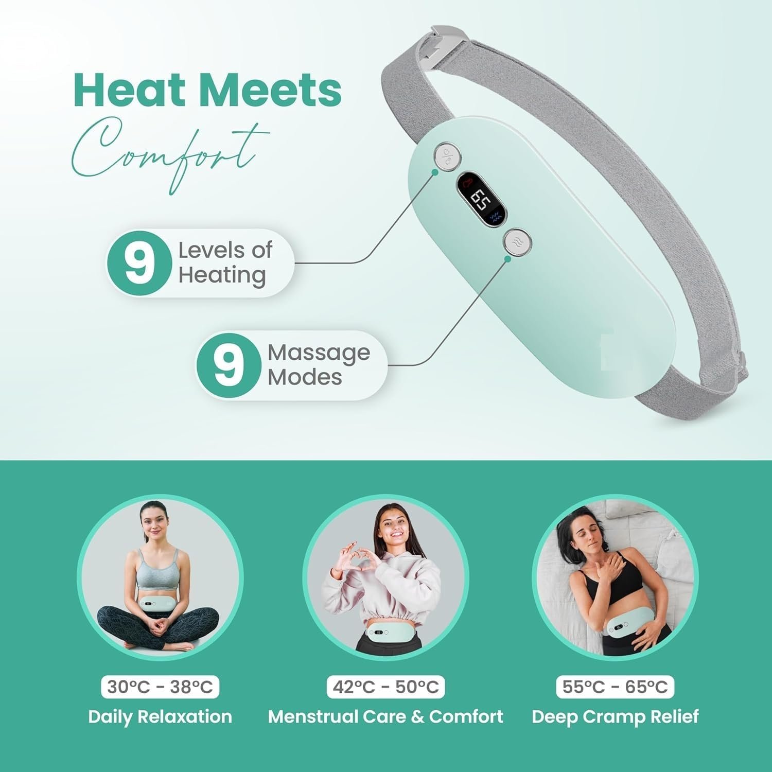 Period Heating Pad & Massagers - Period Cramp Relief - Image 2