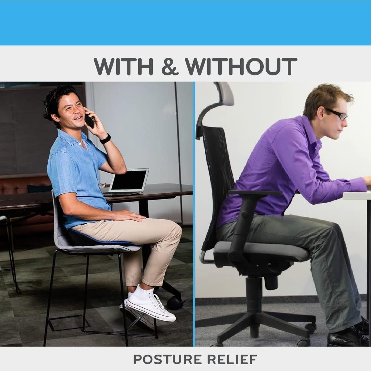 Sit Smart Posture Plus Back Support Cushion, Pain Relief - Image 3