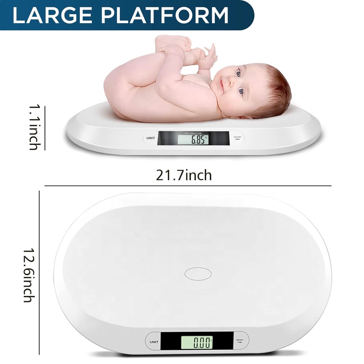 Digital Baby Weighing Scale for Infant Toddler with Weight Upto 20kg - Image 4