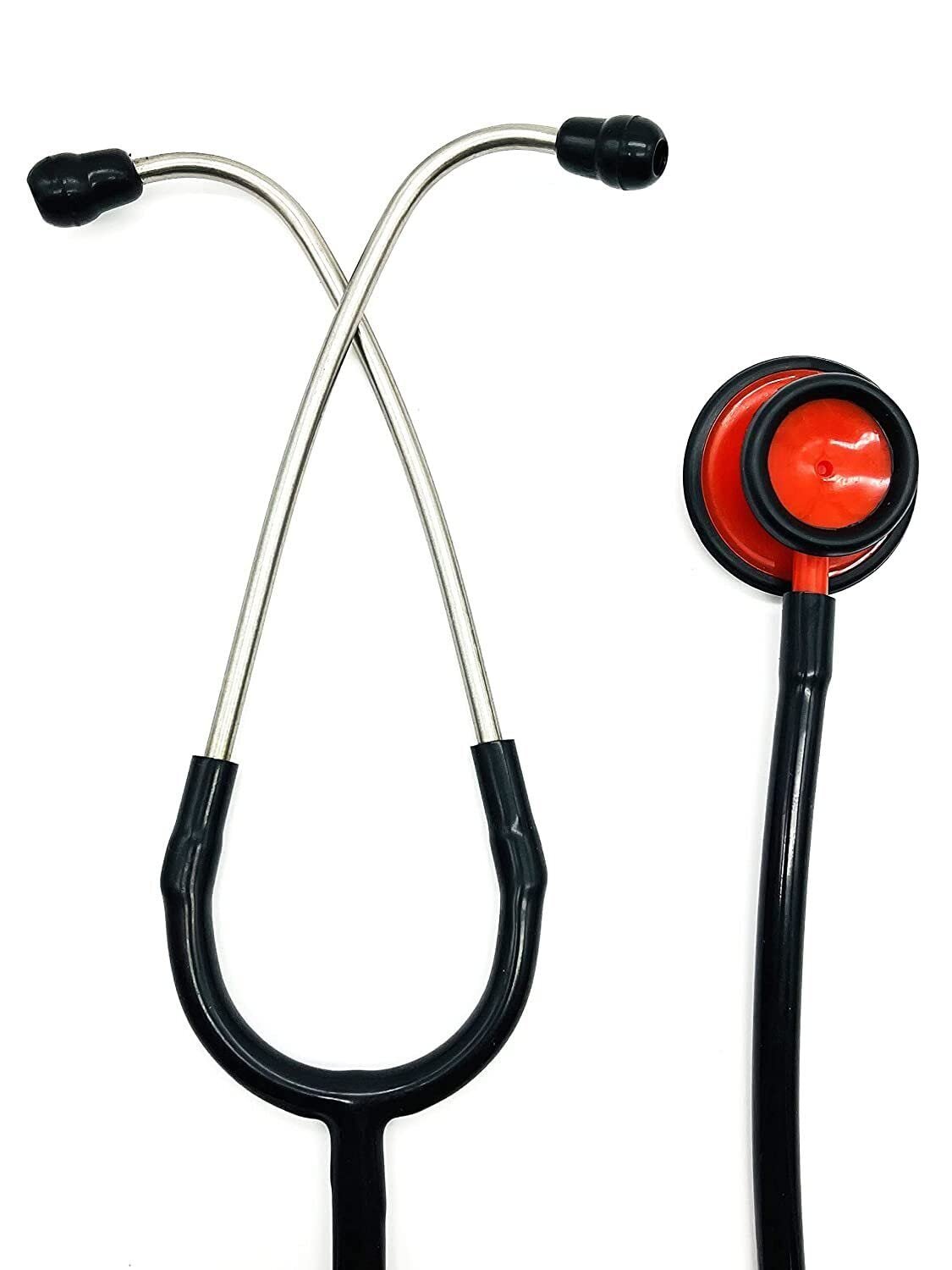 Red Stethoscope for Doctor Waterproof (Black Matte) - Image 4