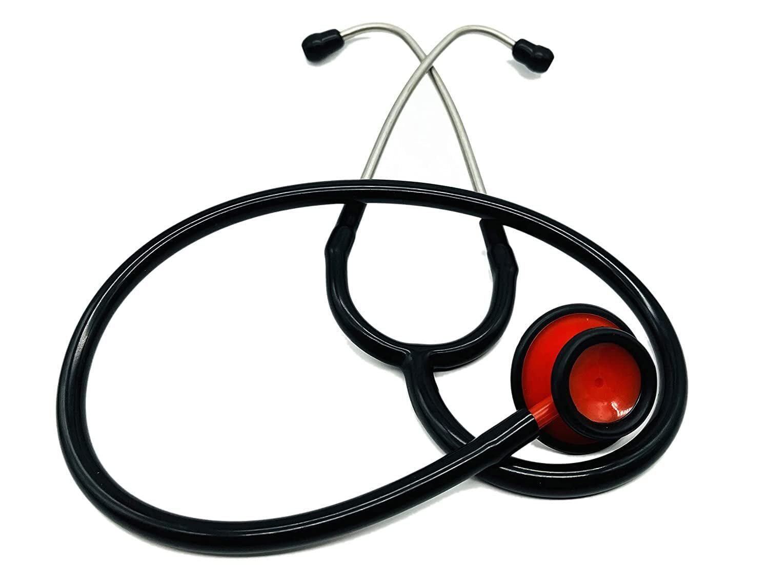 Red Stethoscope for Doctor Waterproof (Black Matte) - Image 5