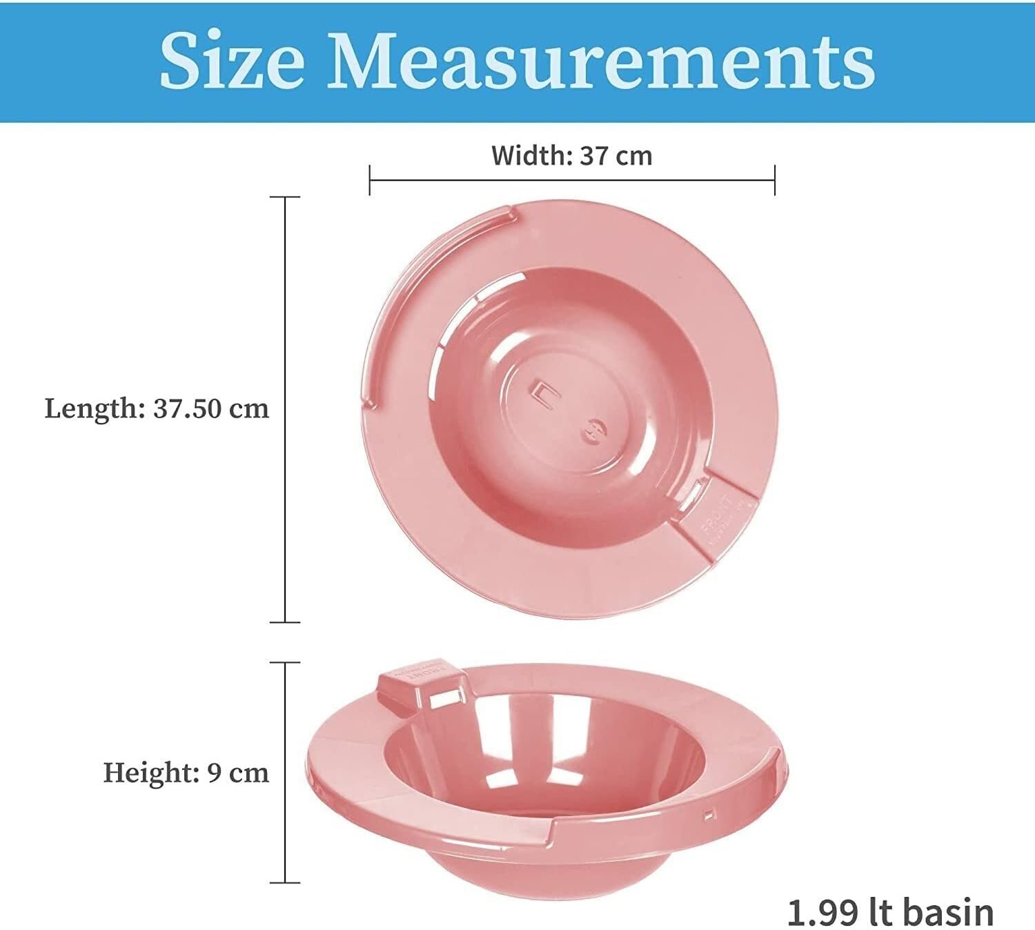 Sitz Bath Tub for Men & Women Recovery from Pain Non-Toxic& Hassle-Free Cleaning - Image 2