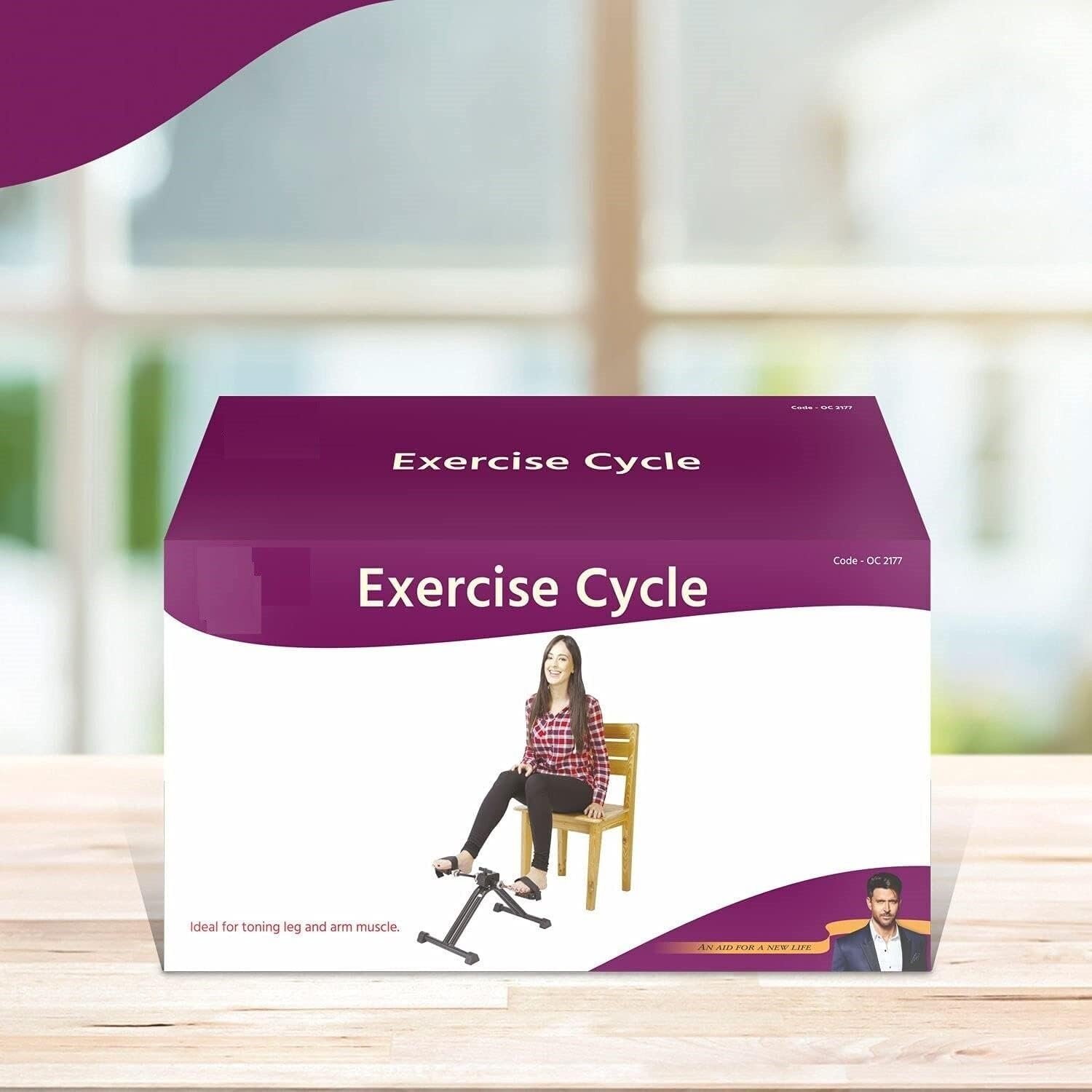 Mini Pedal Exercise Cycle | Fitness Bike Hands & Foot Workout at home Paralysis - Image 3