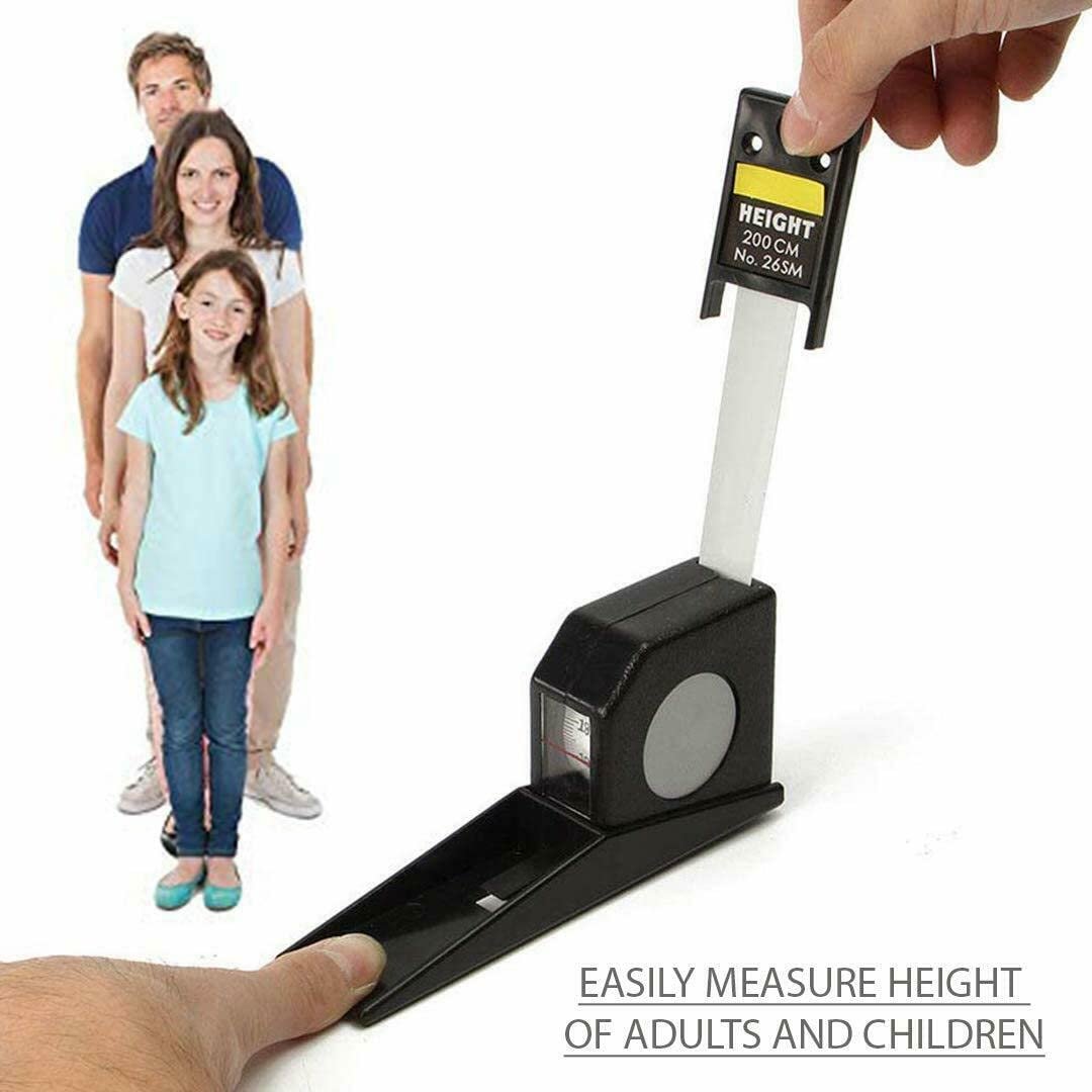 2m/200CM Roll Ruler Wall Mounted Growth Stature Meter Height Tall Measure - Image 5