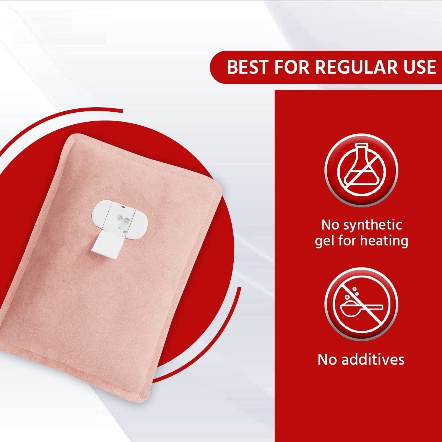 Hot Water Bag for Full Body Pain Relief | Dual Insulation Silicon Technology - Image 6