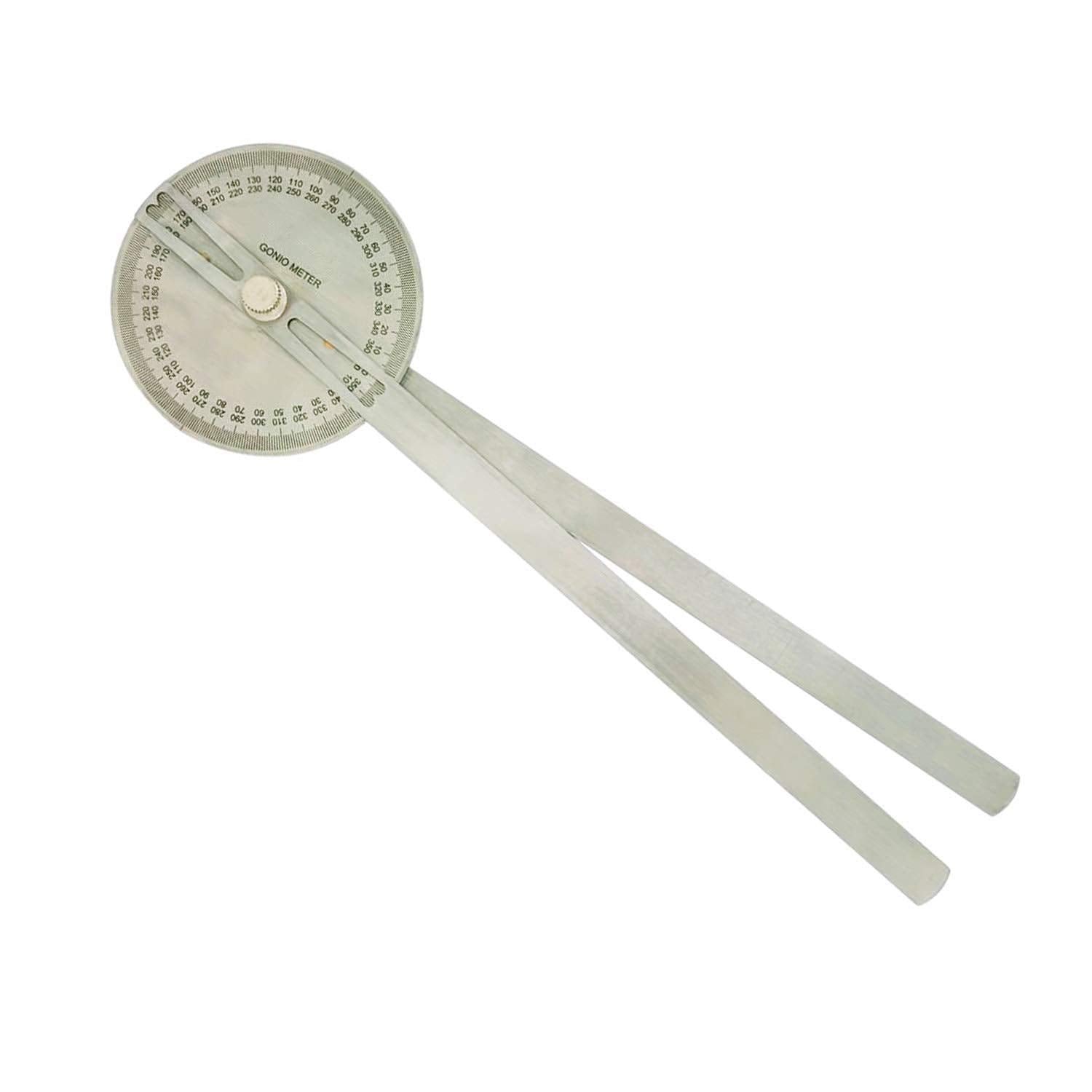 Degree Protector Angle Finder Arm Rule Professional Measurement Scale - (Stainless Steel) - Image 2
