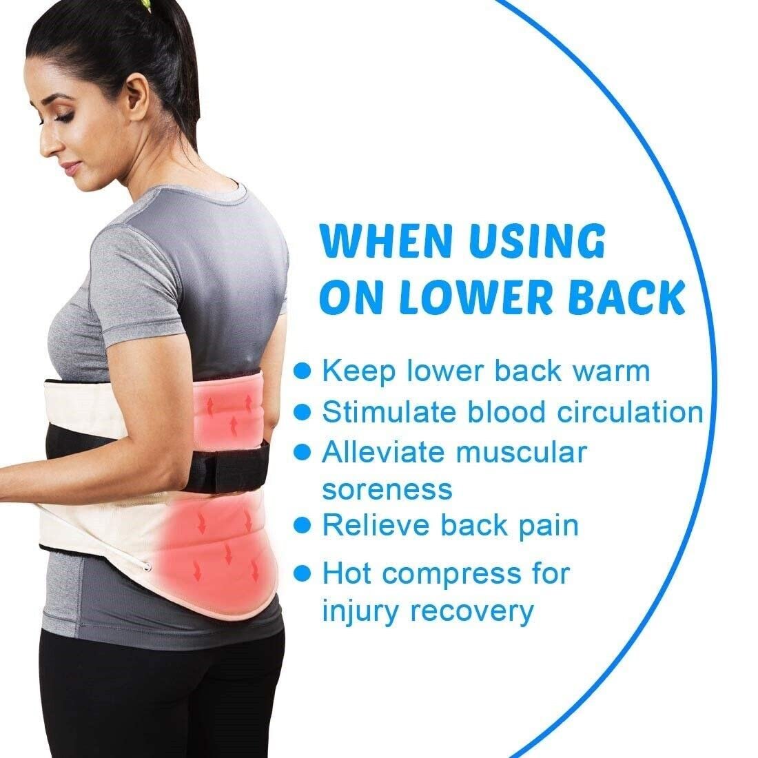 Orthopedic Electric Heating Pad Heat Therapy Belt for Lumbar Back Pain Relief - Image 4
