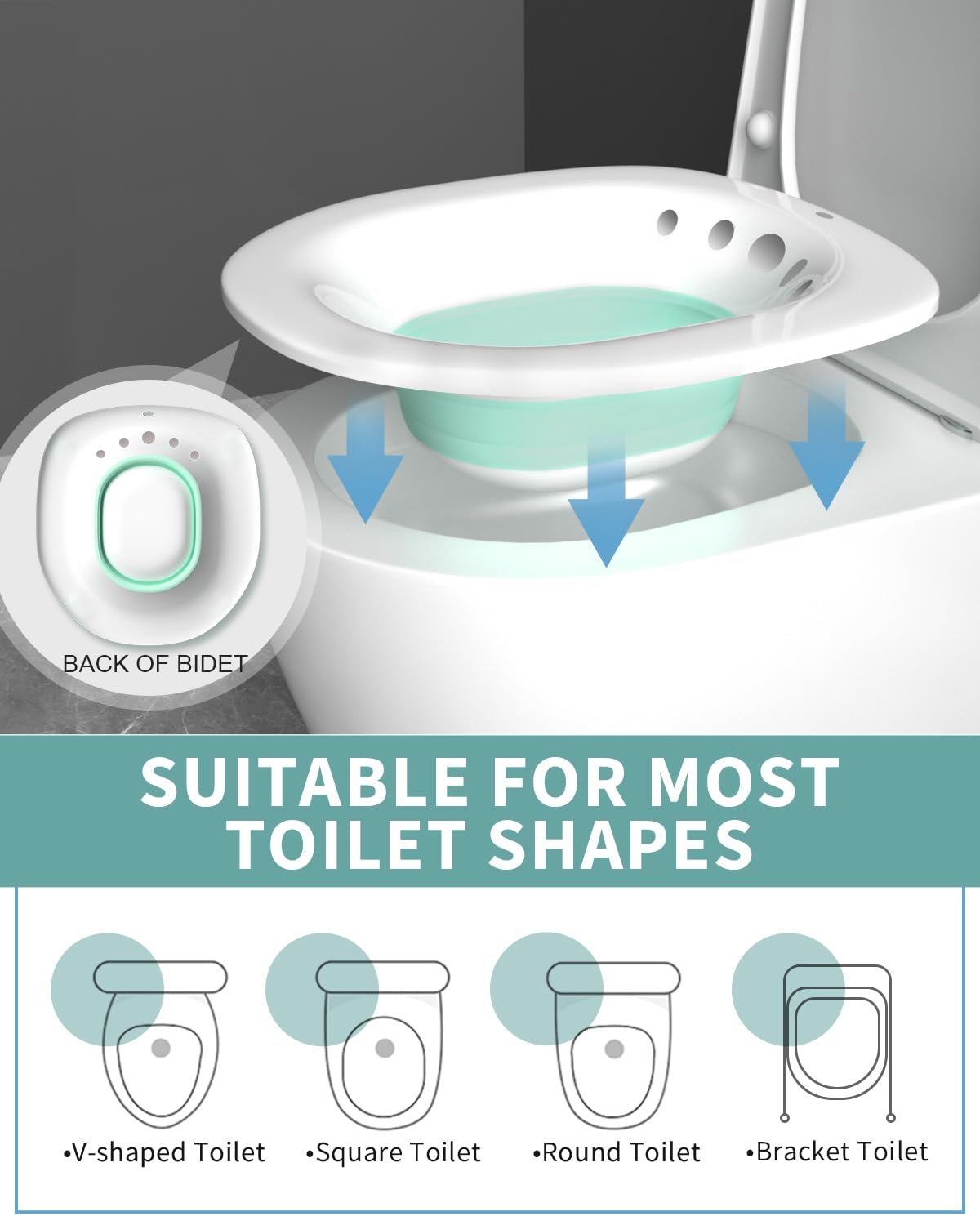 Sitz Bath Tub with Air Pump for Postpartum & Hemorrhoid Relief - Image 3