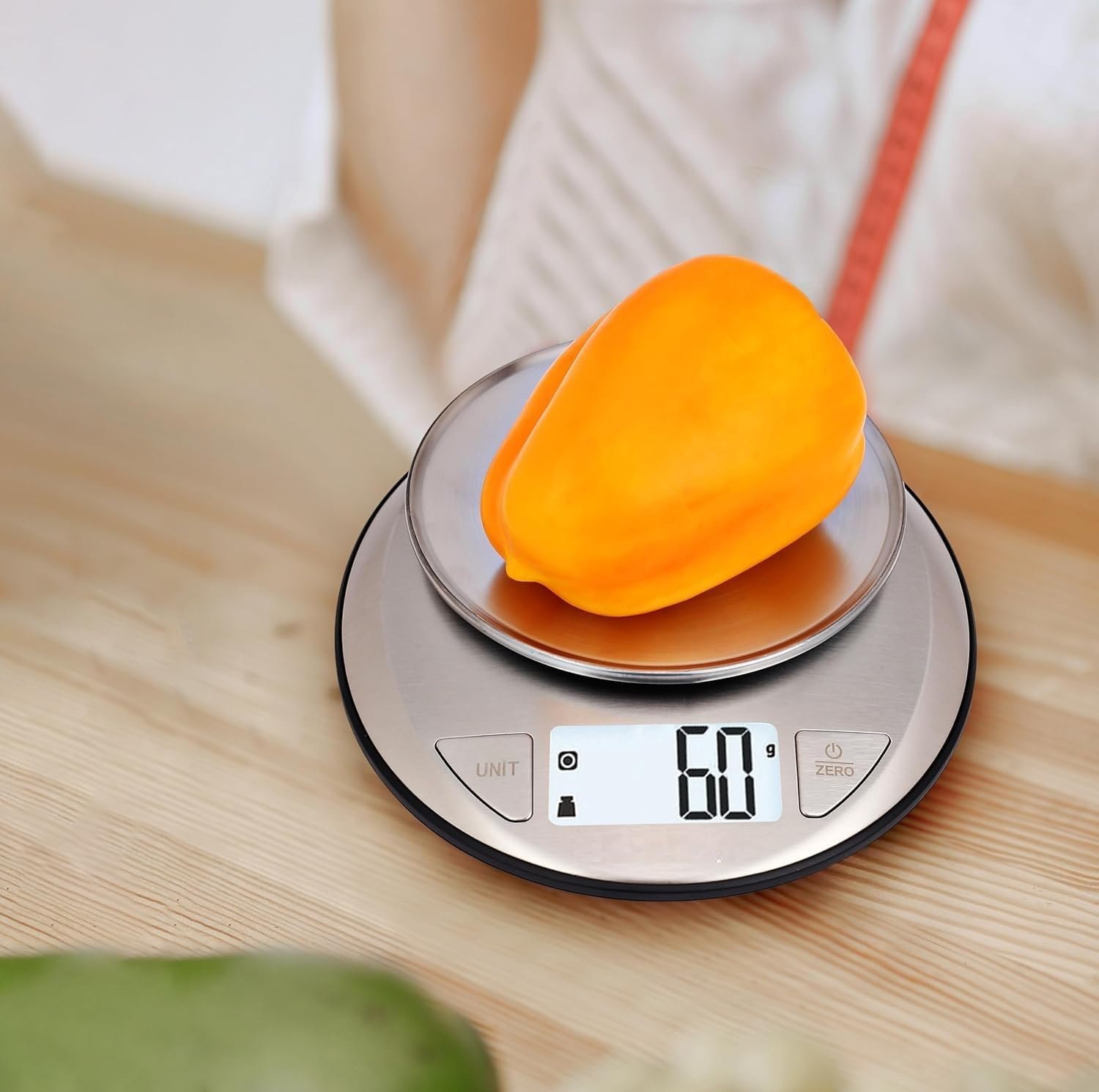 Digital Kitchen Weighing Scale Stainless Steel (5Kg) - Image 4