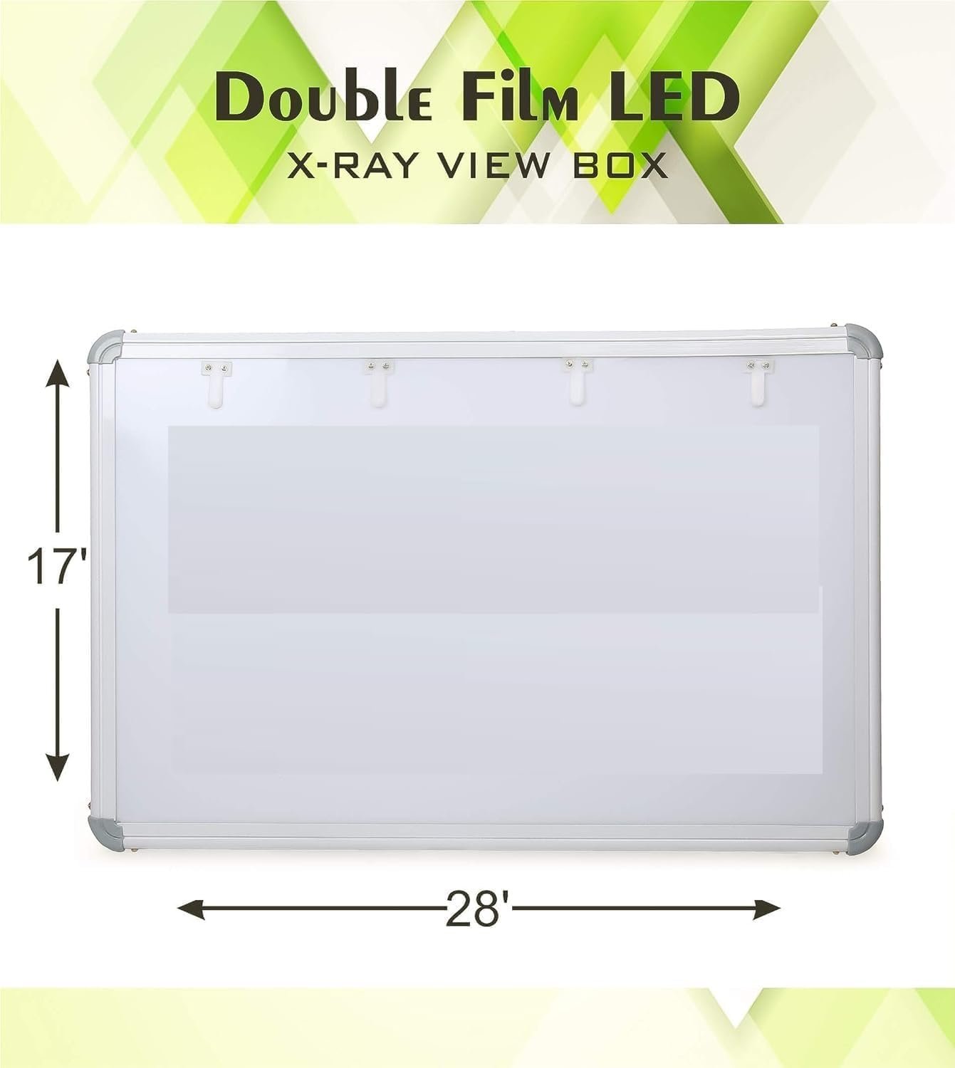 Premium Xray View Box, Double Film LED with Automatic Film Activation Censor and Variable Brightness Controller, (Size-28x17 Inch), White, (Pack of 2) - Image 2