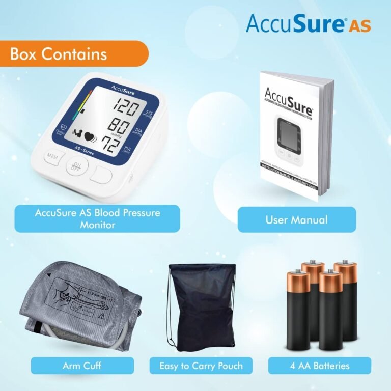 AccuSure AS Series Automatic Blood Pressure Monitor, White - Image 4