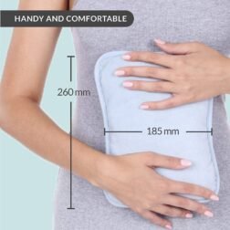 Premium Electric Hot Water Bag | Dual Insulation Silicon Technology | 6 Layers of Protection (Pearl Pink) - Image 8