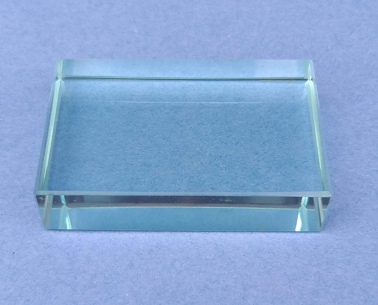 Rectangular Glass Slab (75 x 50 x 18 mm) Ideal for Optical Experiments for School & College Labs - Image 3