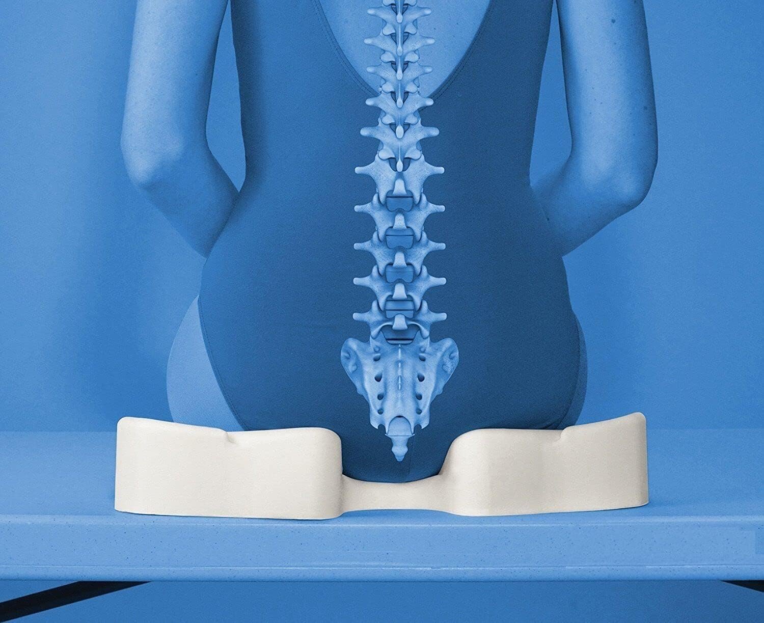 High Density Memory Foam Coccyx Cushion for Tailbone Pain, Sciatica, Lower Back - Image 4