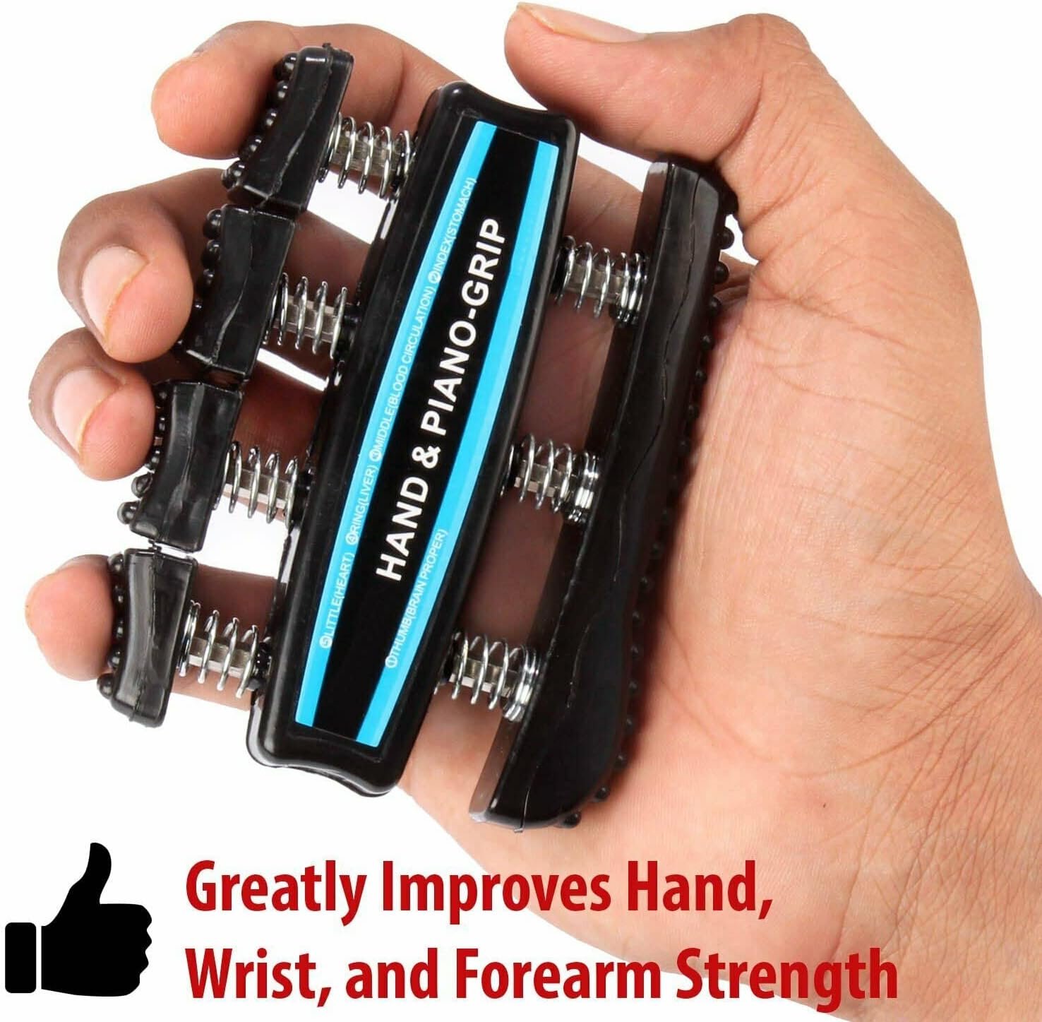Hand Finger Exerciser & Strengthener for Guitar Playing, Musicians, Sports - Image 5