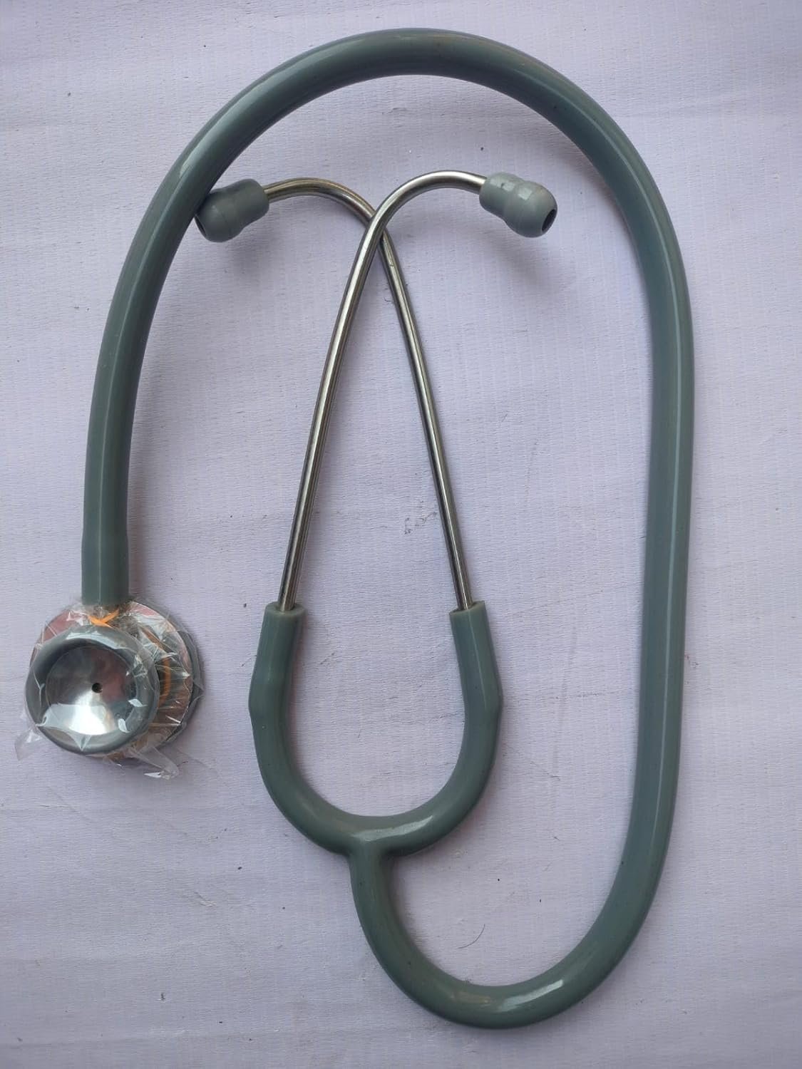 Supertone Stethoscope for Doctors & Medical Students (Grey Color Tube) - Image 6