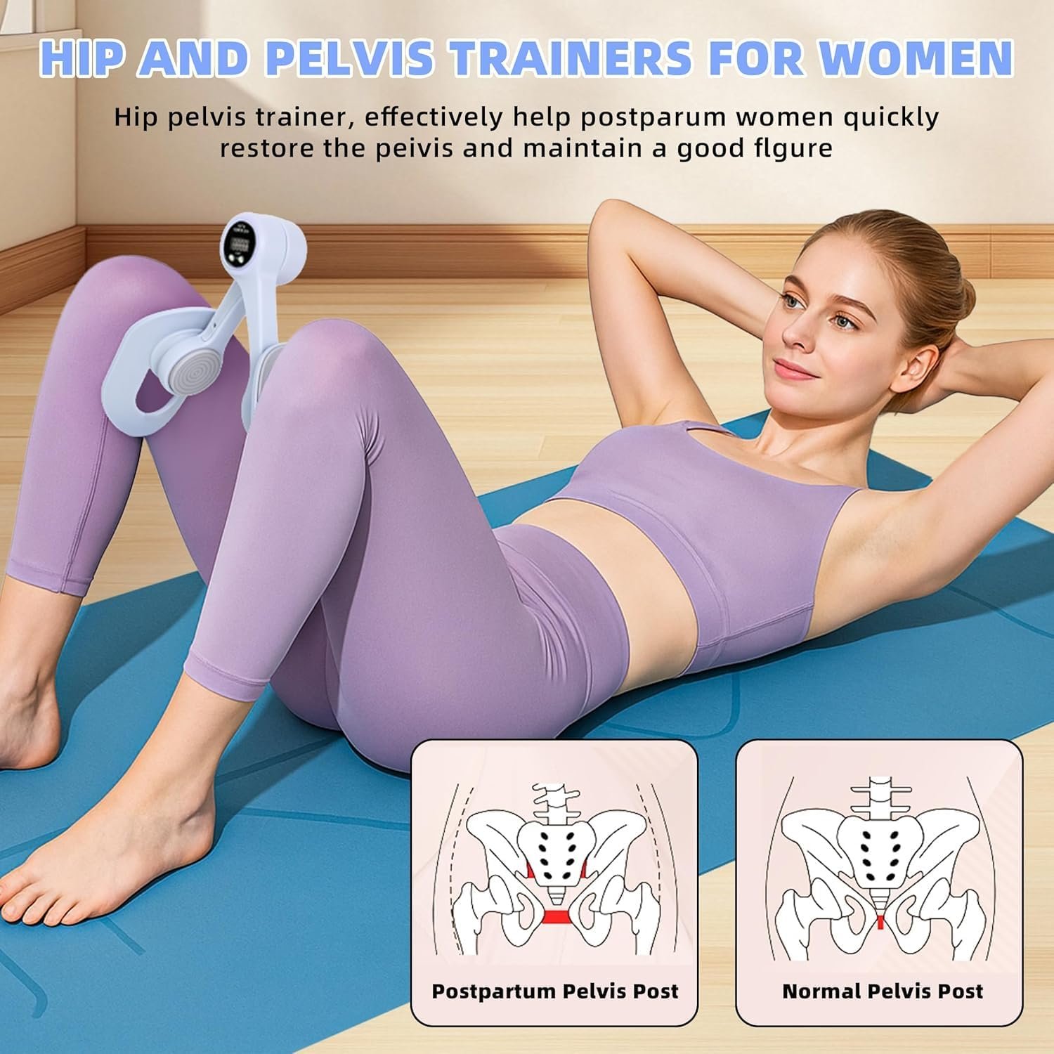 Thigh Master Kegel Exerciser with Counter Pelvic Trainer - Image 5