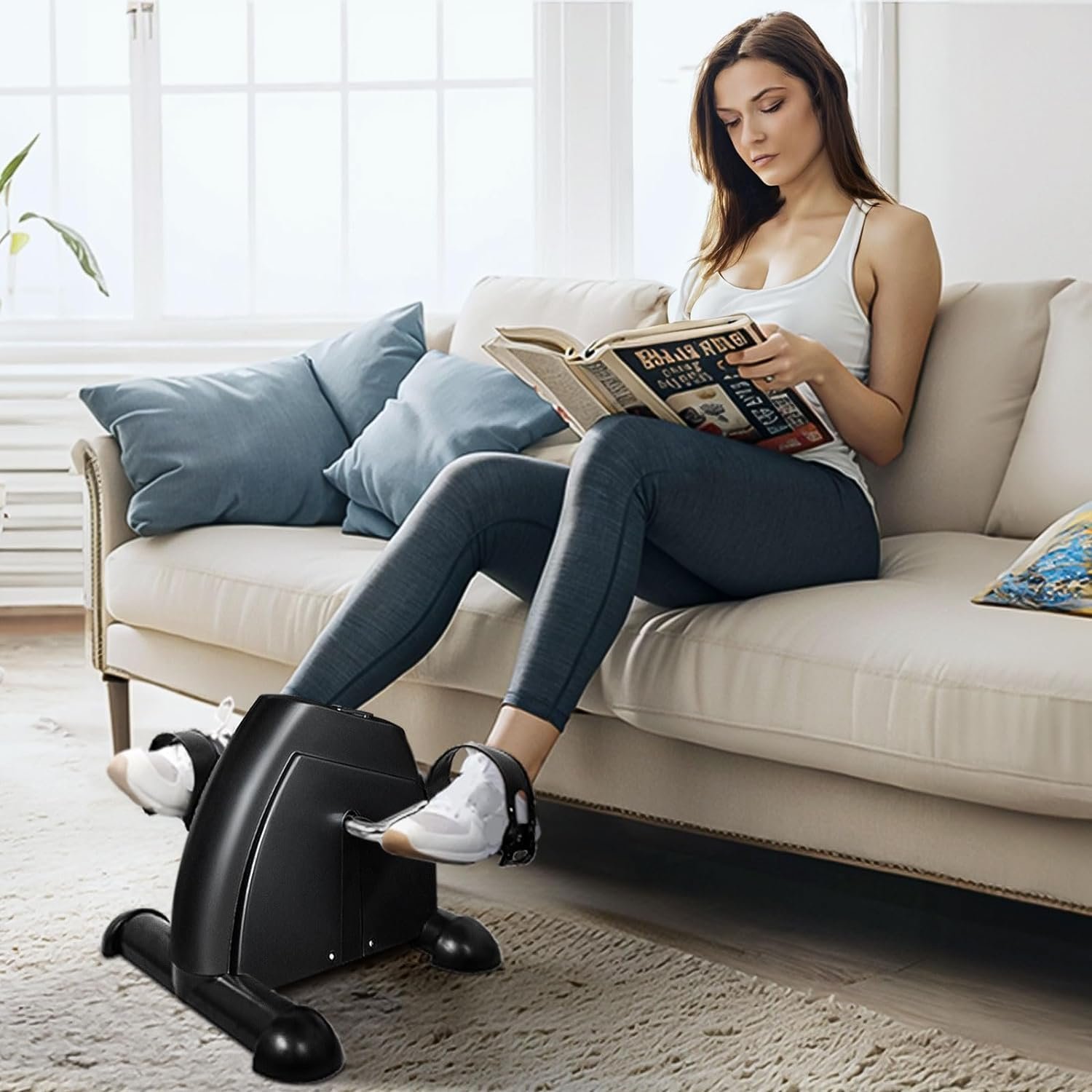Mini Exercise Bike with LCD Display - Image 6