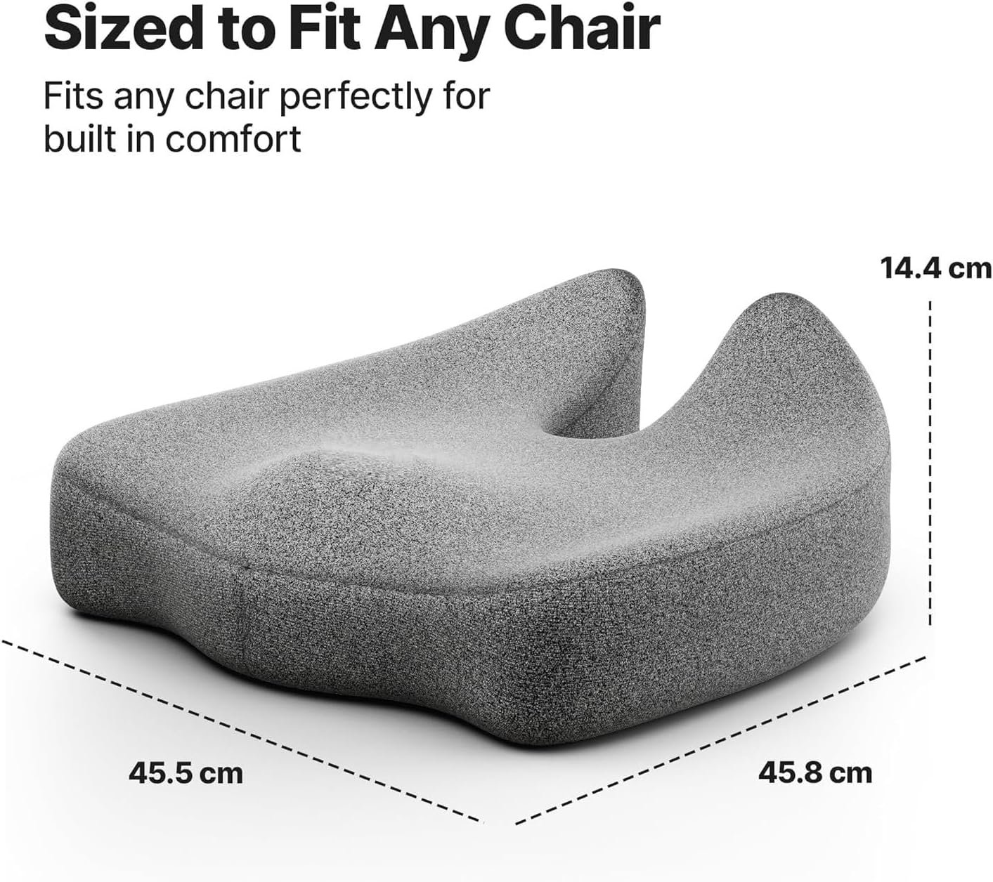 High Density Seat Cushion for Sciatica & Tailbone Pain Relief - Image 2
