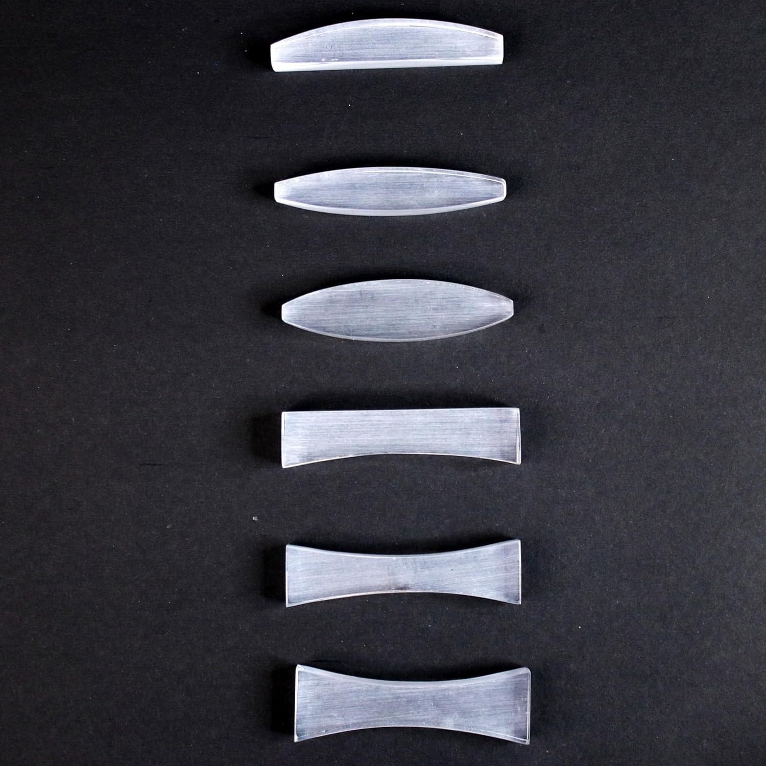 12 Acrylic Lens Set for Optics Science Activities Class 9-12 - Image 2