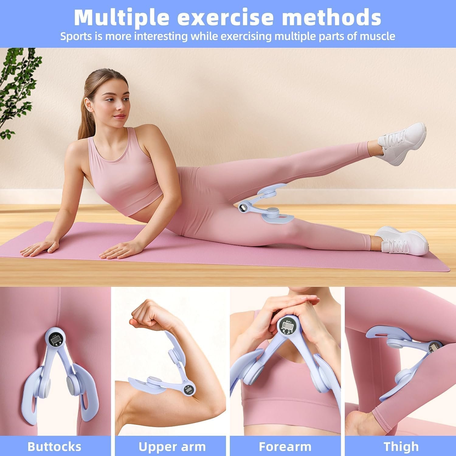 Thigh Master Kegel Exerciser with Counter Pelvic Trainer - Image 2