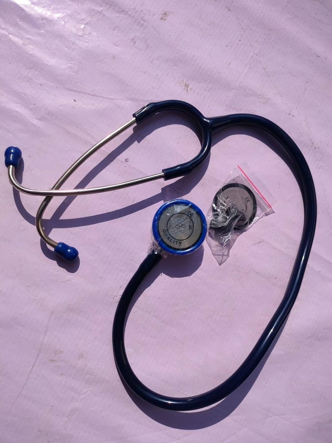 Dual Head Stethoscope Adult (multicolor) (Blue) - Image 3