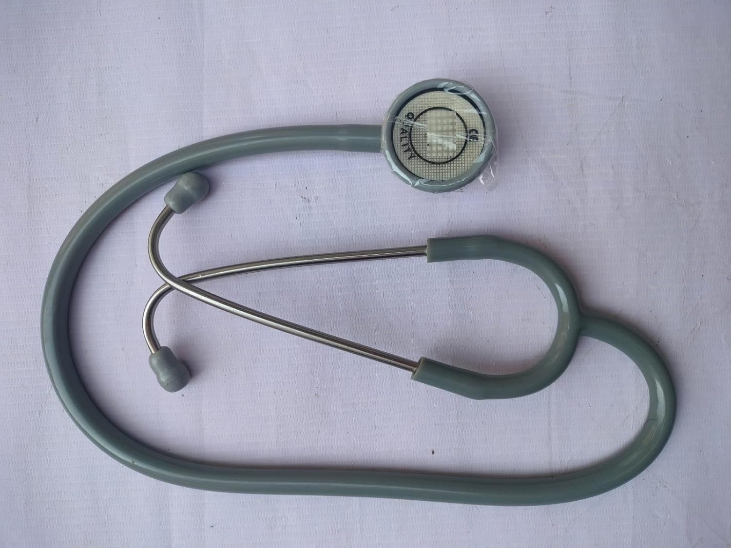 Supertone Stethoscope for Doctors & Medical Students (Grey Color Tube) - Image 4