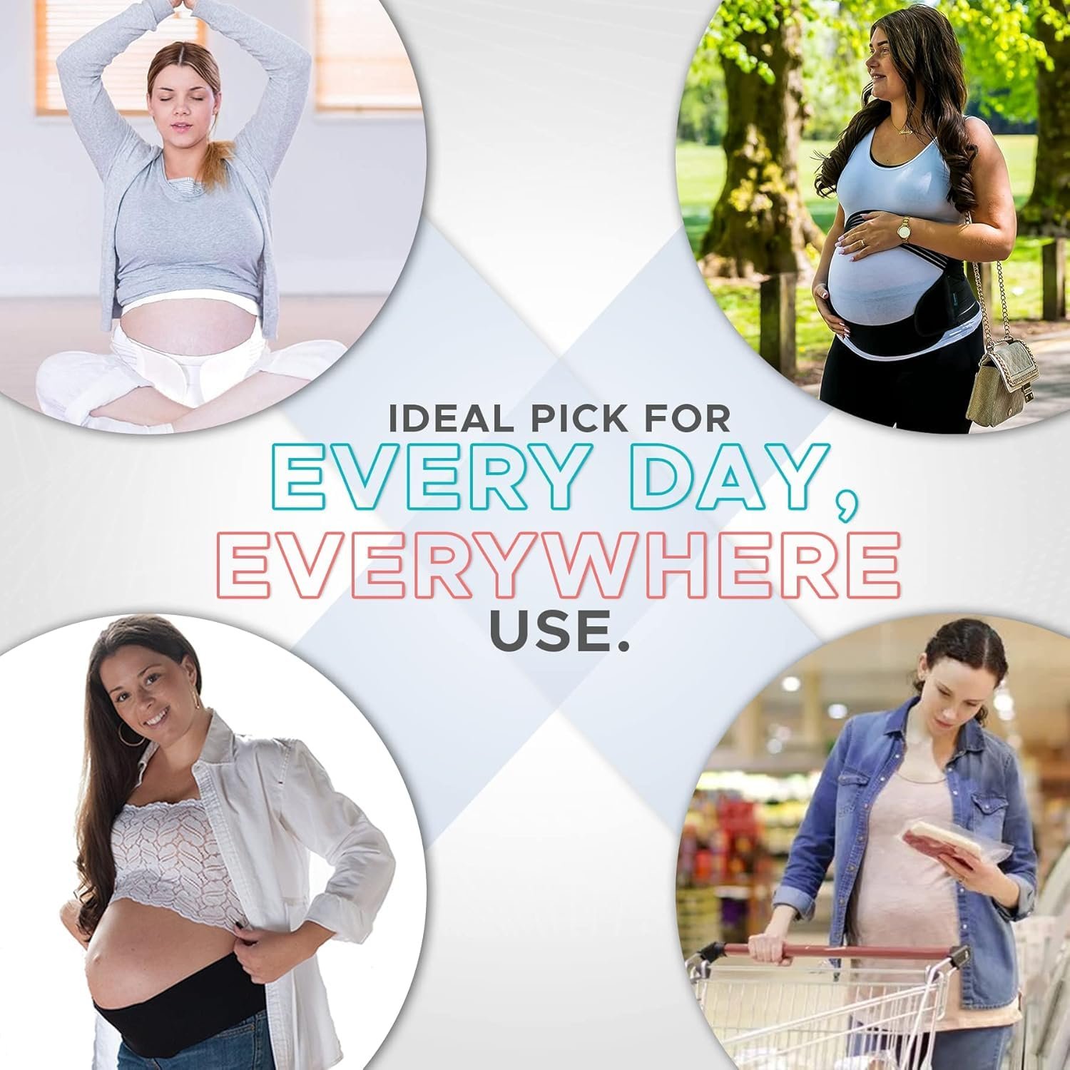 Maternity Belt-One Size Pregnancy Belly Support Belt for Pregnancy, Adjustable -Back Support Belt Abdominal Binder for Women - Image 6