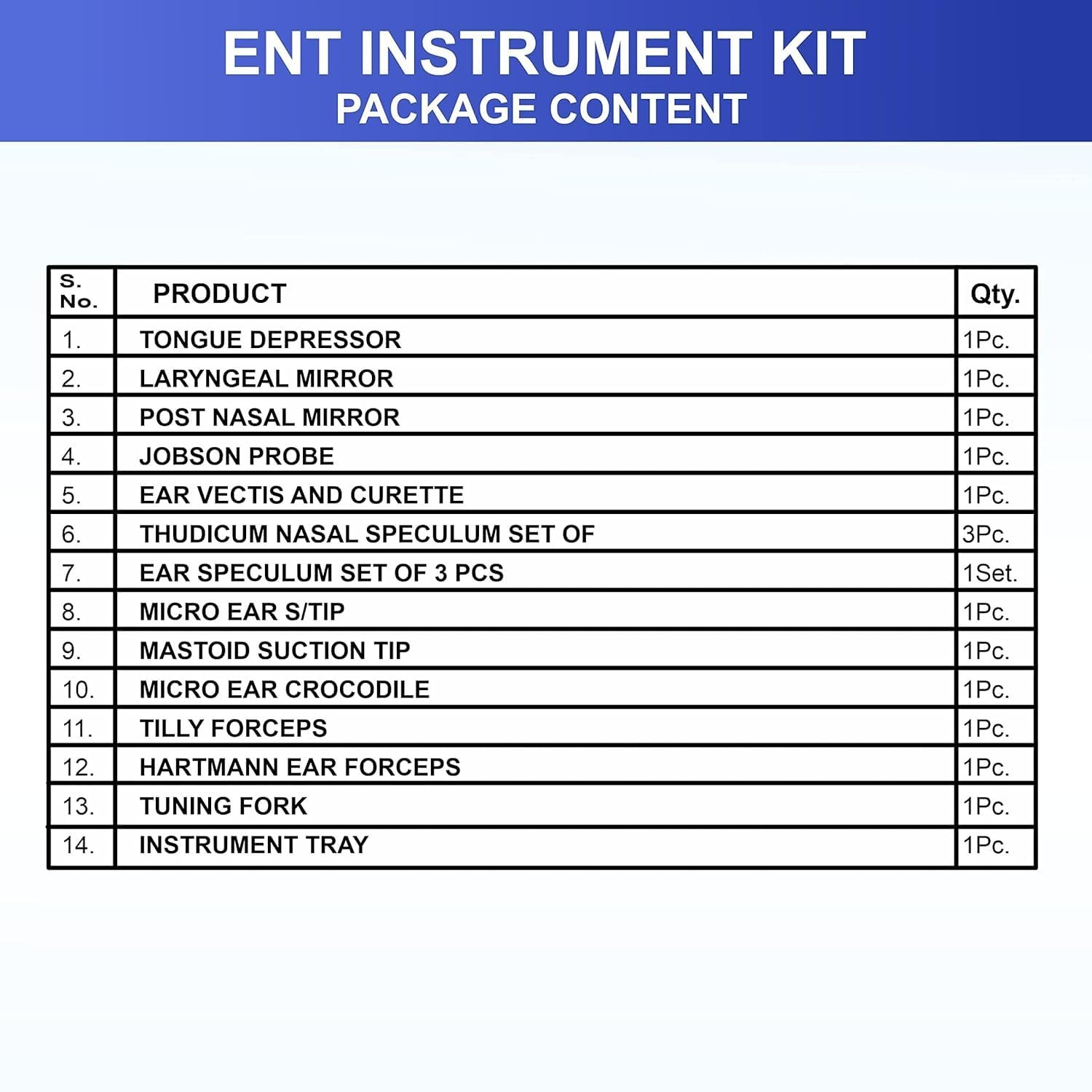 ENT Instrument Kit Set - Image 2