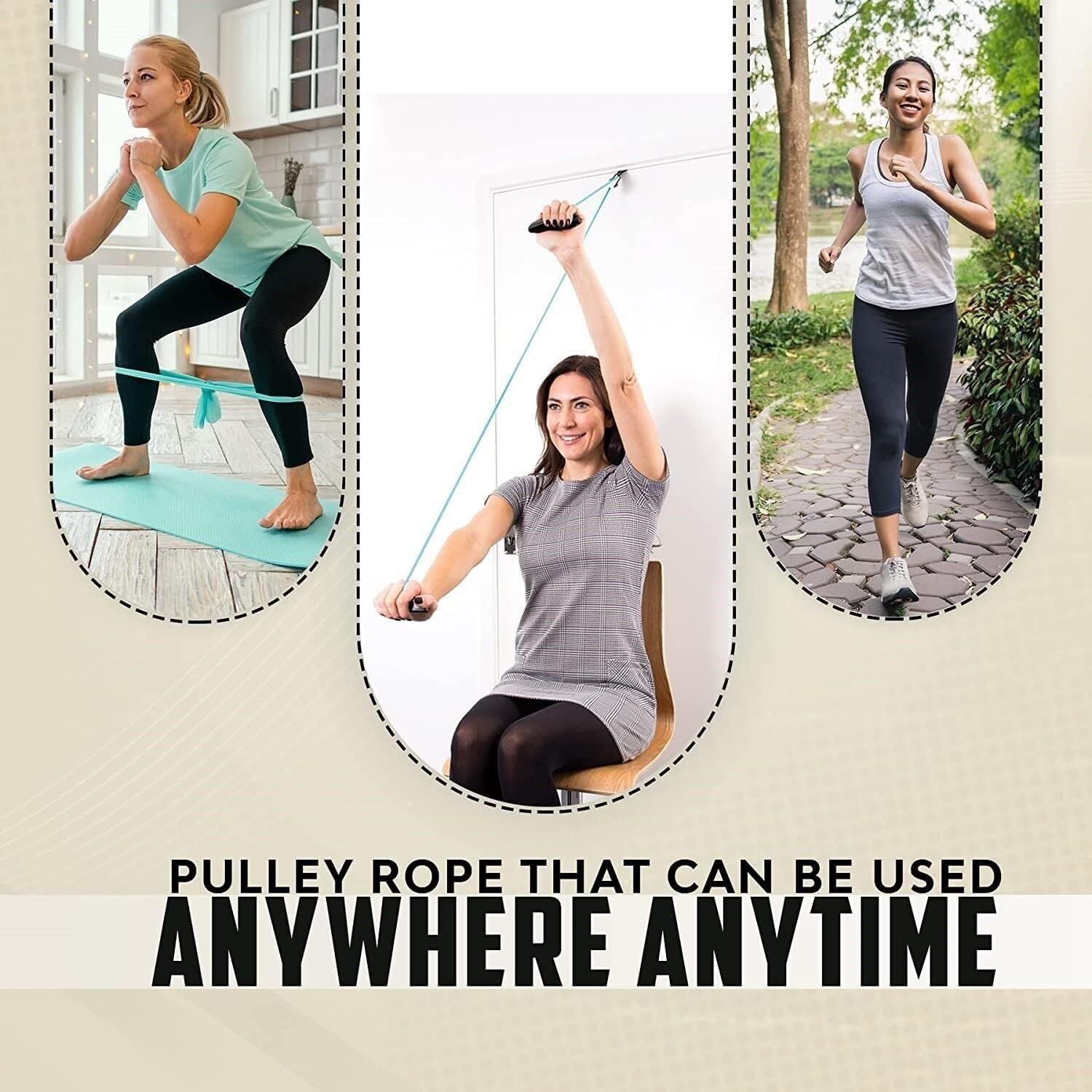 Pulley Shoulder Exercise, Over Door Exercise Equipment - Image 6
