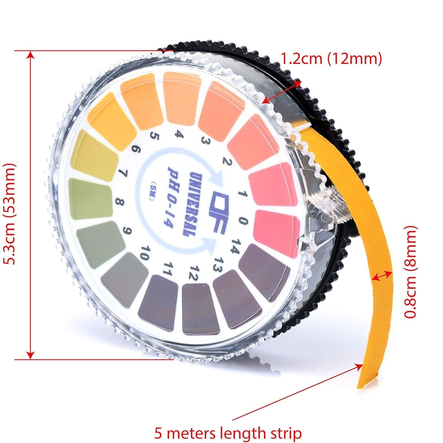 Generic Test Paper Water Litmus Testing Kit (5 Meter PH Test Strips Acid) - Image 3