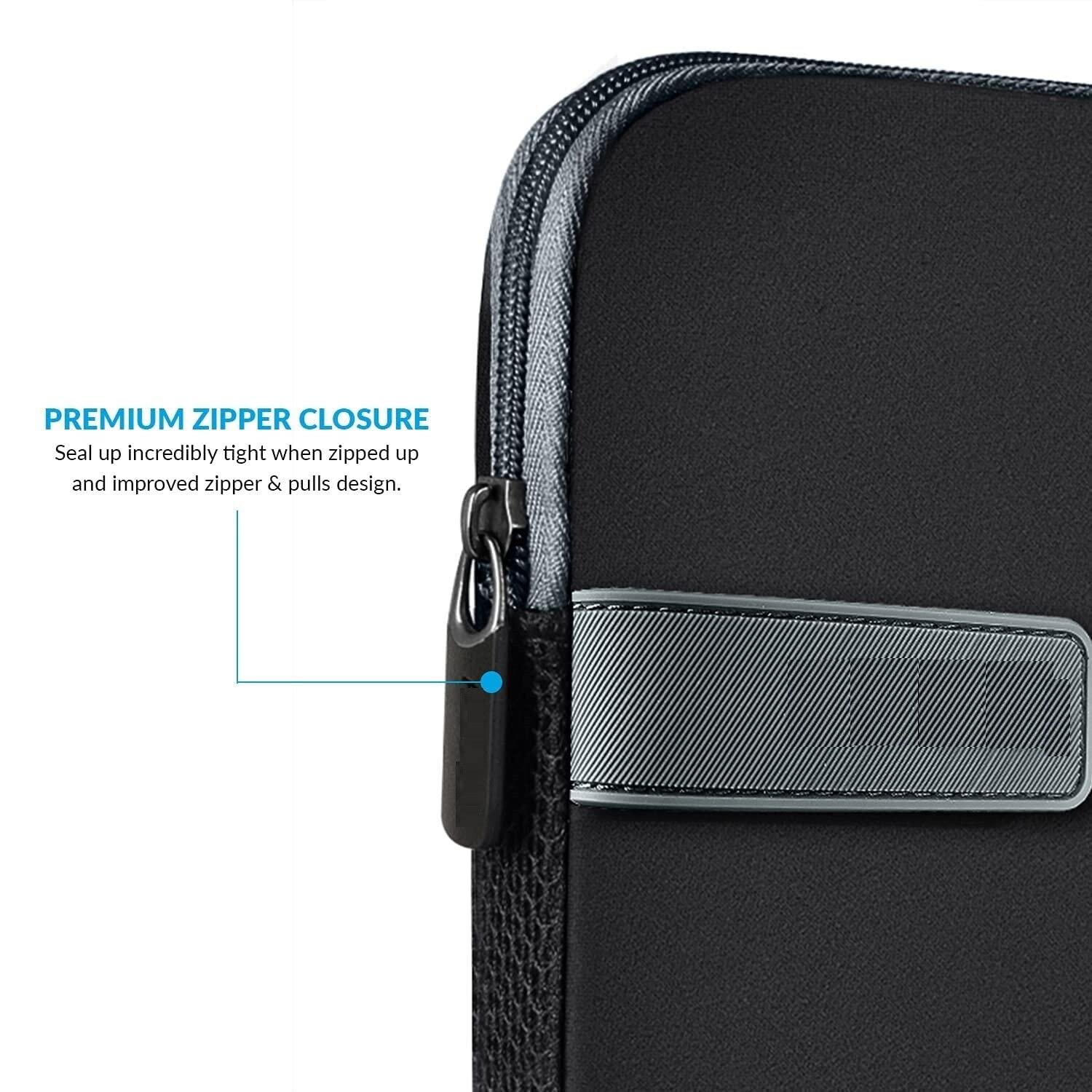 Laptop Bag Sleeve Case Cover Pouch for 15.6-Inch Laptop for Men & Women (Black) - Image 3