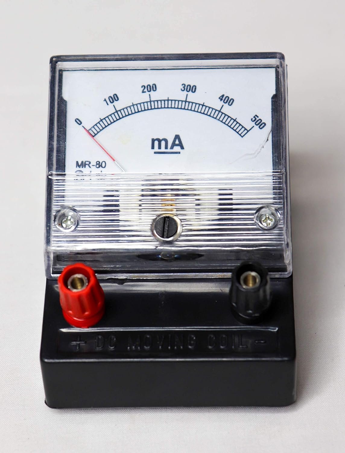 Analog dc Voltmeter 10 Volt+Ammeter 500ma+Galvanometer 30-0-30 Volt for lab Desk Stand Type Education Purpose School Colleges (Pack of 3) - Image 3